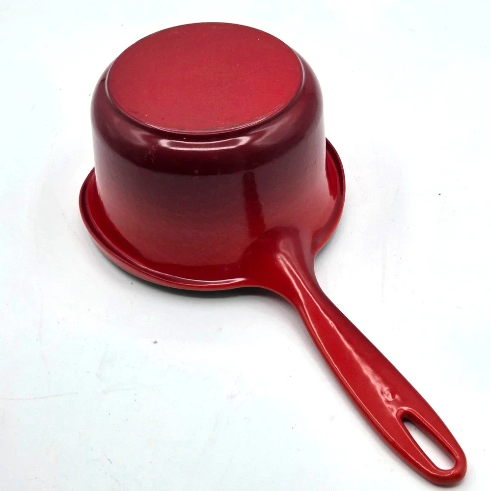 Le Creuset Signature Enameled Cast Iron 1.75 qt Saucepan Cerise (Red) France